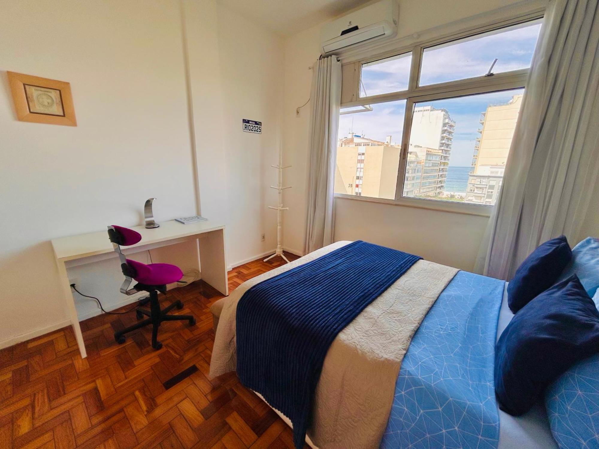 Riosouth - Apto Vista Mar Frontal Charmoso E Privativo A 1 Quadra Da De Copacabana 公寓 里约热内卢